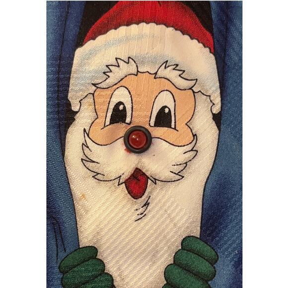 Daland Designs Christmas Tie Santa Necktie (doesn’t Light Up) Blue Red - Picture 2 of 11